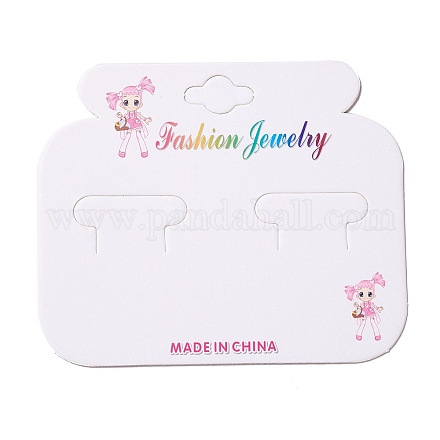 Paper Jewelry Display Cards for Hair Clip CDIS-F005-08-1
