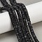 Natural Larvikite Beads Strands, Rondelle, 6~6.5x2~3mm, Hole: 0.8mm, about 152~162pcs/strand, 14.57~15.20''(37~38.6cm)