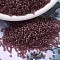 MIYUKI Delica Beads, Cylinder, Japanese Seed Beads, 11/0, (DB0772) Dyed Semi-Frosted Transparent Cinnamon, 1.3x1.6mm, Hole: 0.8mm, about 2000pcs/10g