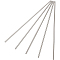 304 Stainless Steel Tubes, Round, Stainless Steel Color, 25x0.4cm, Inner Diameter: 0.2cm