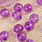 Transparent Acrylic Beads, Round, Blue Violet, 12mm, about 520pcs/500g.