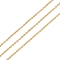 Brass Rolo Chains, Soldered, with Spool, Real 18K Gold Plated, 1x0.2mm