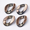 CCB Plastic Linking Rings, Drawbench, Oval, Red Copper, 30x22x6.5mm, Inner Measure: 9x16mm, about 270pcs/500g