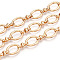 Iron Oval Link Chains, Soldered, with Spool, Light Gold, 14x10x2mm, about 32.81 Feet(10m)/Roll
