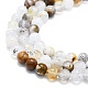 Blanc naturel opale africain perles brins G-K245-A18-02-3