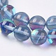 Chapelets de perles en pierre de lune synthétique G-E468-H01-10mm-3