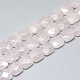 Chapelets de perles en quartz rose naturel G-S357-D02-07-1