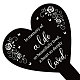 GLOBLELAND Heart Love Garden Stake Memorial Remembrance Plaque Stake for Cemetery Acrylic Grave Stake Waterproof Sympathy Garden Stake for Yard Grave Cemetery (Lover) AJEW-WH0365-007-2