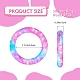 5Pcs Ring Food Grade Eco-Friendly Silicone Beads JX893I-2