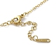 Brass with Rhinestone Bear Pendant Necklaces NJEW-Z026-03A-4