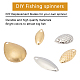 Cuchillas giratorias de atracción de pesca de acero al carbono FIND-FH0001-07-4
