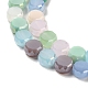 Chapelets de perles en verre électroplaqué GLAA-Q098-B01-01-3