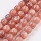 Chapelets de perles de sunstone naturelle naturelles G-F568-022-10mm-1