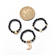3 шт. 3 стильных кольца из бисера с драгоценными камнями RJEW-JR00522-8