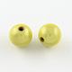 Perles acryliques laquées MACR-Q154-12mm-N01-2