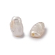 Perles de perles de keshi naturelles baroques PEAR-N020-P26-4