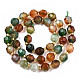 Natural Peacock Agate Beads Strands G-T131-82A-03-2