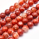 Natural Fire Agate Beads Strands G-O165-A06-8mm-1