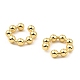 Rack Plating Brass Cuff Earrings EJEW-L261-012G-2