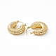 Brass Donut Thick Hoop Earrings for Women EJEW-I270-08G-2