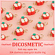 Dicosmetic 100 Stück Fimo Verbindungsanhänger CLAY-DC0001-01-4