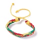 Ensemble de bracelets de cordon en cuir pour hommes femmes BJEW-C005-02C-4