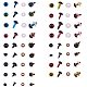 PandaHall Elite 8-18mm 360pcs 6 Assorted Color Safety Eyes Craft Eyes with Washers and 50pcs 2 Sizes Black Safety Noses for Teddy Bear Doll Animal Puppet Plush Animal DIY-PH0001-62-4