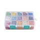 15 Farben pearlized überzogene handgemachte Porzellan Cabochons PORC-JP0001-01-C-2