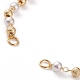 Fabrication de bracelet en chaîne de perles acryliques AJEW-JB00871-2