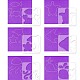 Globleland 6 regla de patchwork para coser tortugas TOOL-WH0153-005-3