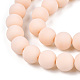 Opache perle di vetro fili GLAA-T032-P10mm-MD09-3