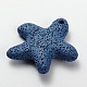 Synthetic Lava Rock Big Starfish/Sea Stars Pendants G-O025-05B-2