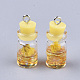 Decoraciones colgantes de botellas de vidrio GLAA-S181-05F-2