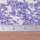 MIYUKIデリカビーズ  シリンダー  日本製シードビーズ  11/0  （db0694)染め半つや消し銀裏地紫  1.3x1.6mm  穴：0.8mm  約10000個/袋  50 G /袋 SEED-X0054-DB0694-4