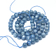 Natural Kyanite/Cyanite/Disthene Round Beads Strands G-N0150-05-6mm-2