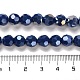 Supports de perles de verre opaques EGLA-A035-P8mm-B09-4