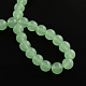 Granos redondos de cuentas de jade natural teñido G-Q937-4mm-09-2