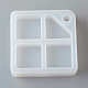 DIY 4 Fächer quadratisch geschichtete rotierende Aufbewahrungsbox X-AJEW-D046-03B-1