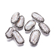 Natur kultivierten Süßwasser Perlen PEAR-F015-48-1