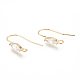 Brass Earring Hook ZIRC-Q019-006G-1