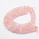 Natural Rose Quartz Beads Strands G-K209-24-2