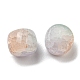 Transparent Crackle Glass Beads Strand GLAA-D012-01B-3