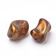 Perles acryliques de couleur bicolore MACR-Q225-25-2