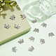 AHANDMAKER 30 Pcs Butterfly Connectors Charms FIND-GA0002-66-4