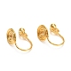 Brass Clip-on Earring Converters Findings KK-D060-03G-02-1