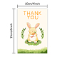 SUPERDANT Thank You Theme Cards and Paper Envelopes DIY-SD0001-01D-2