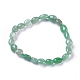 Natürliche grüne Aventurine bead stretch Armbändern BJEW-K213-03-2
