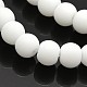 Chapelets de perles vernissées mates manuelles X-LAMP-J065A-11-1