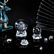 3 Stück Acryl-Display-Basisständer mit 3 Stilen in sechseckiger Form für Kristallkugel DJEW-FG0001-34-5