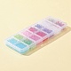 700Pcs 14 Style Bicone AB Color Plated Eco-Friendly Transparent Acrylic Beads TACR-FS0001-32-5